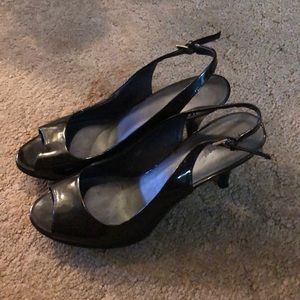 Nine West black heel